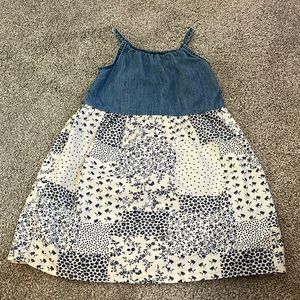 Denim and Patchwork Kids 3T dress